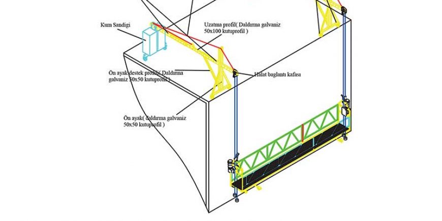 Elektrikli Asma İskele